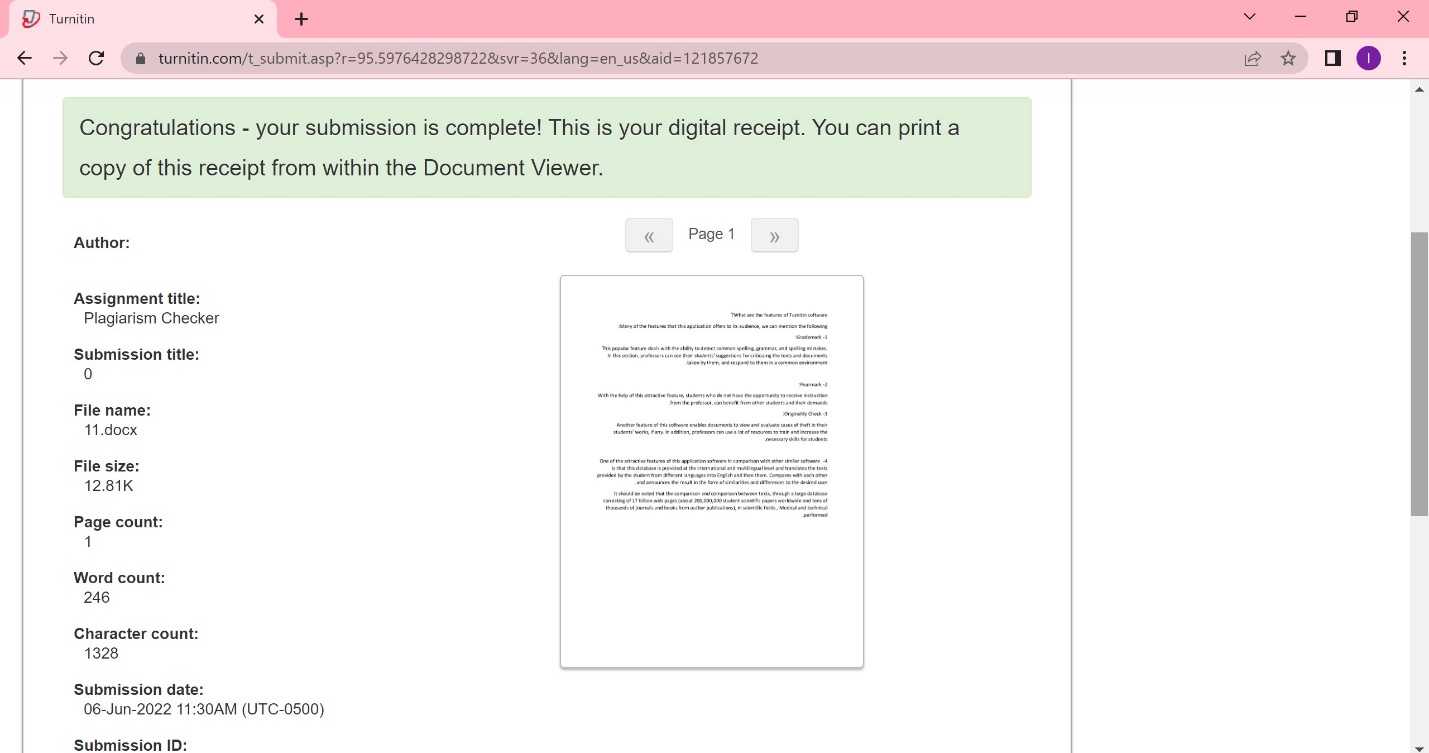 turnitin instructor free